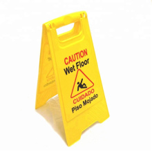 A frame Wet floor caution sign customized safety warning sign stand High Quality plastic safety sign